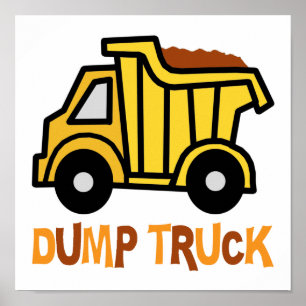 Affiche Camion de vidange