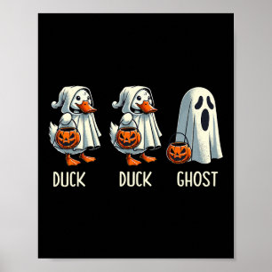 Affiche Camion Fantôme De Canard Tronc Ou Treat Trick Ou T