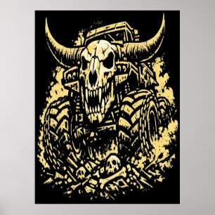 Affiche Camion monstre broyeur d'apocalypse
