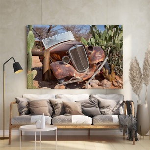 Affiche Camion rustique en Namibie Solitaire photo