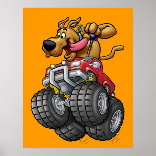 Affiche Camion Scooby Doo-Monster