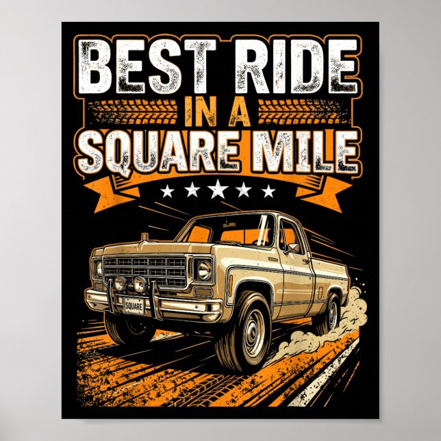 Affiche Camion Squarebody (Devant)