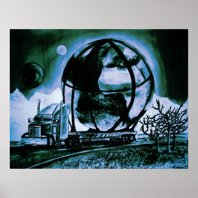 Affiche Camionnage La Mixta (Devant)