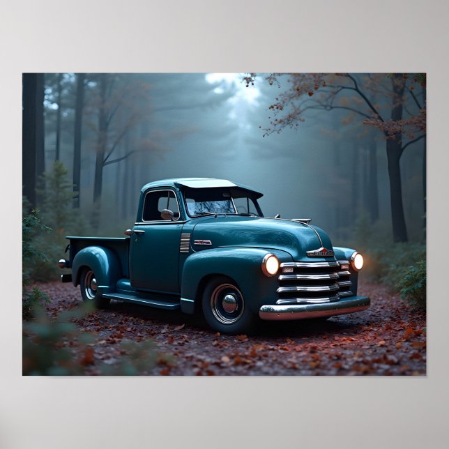 Affiche Camionnette Classique (Devant)
