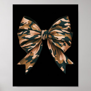 Affiche Camo Coquette Bow Chasse au canard Chasse au canar