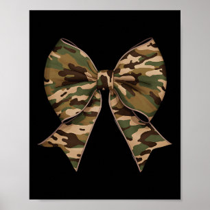 Affiche Camo Coquette Bow Chasse au canard Filles Enfants