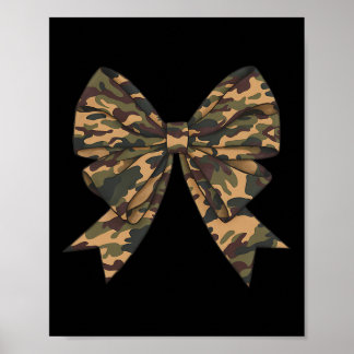 Affiche Camo Coquette Bow Chasse au canard Filles Enfants 