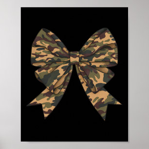 Affiche Camo Coquette Bow Chasse au canard Filles Enfants