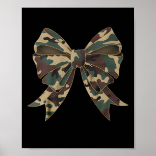 Affiche Camo Coquette Bow Chasse au canard Filles Enfants 