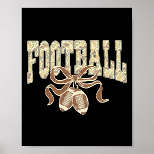 Affiche Camo Footll Préparatoire Coquette Cerises Nœud Fem