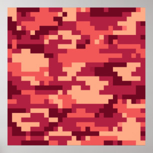 AFFICHE CAMO NUMÉRIQUE DÉSERT MARTIAN / CAMOUFLAGE