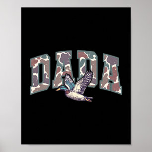 Affiche Camo Rétro Chasse au Canard Dada 1er Anniversaire