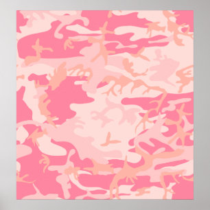 Affiche Camo rose - Camo féminin