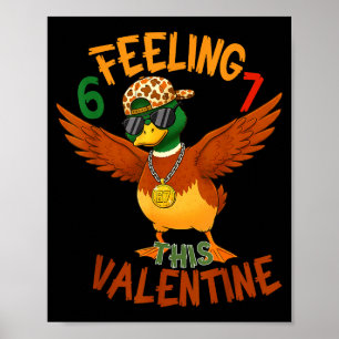 Affiche Camo Six Seven Bruh Saint-Valentin 67 Chasse au ca