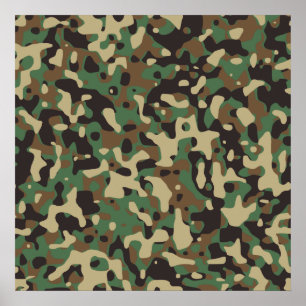 Affiche Camo Woodland