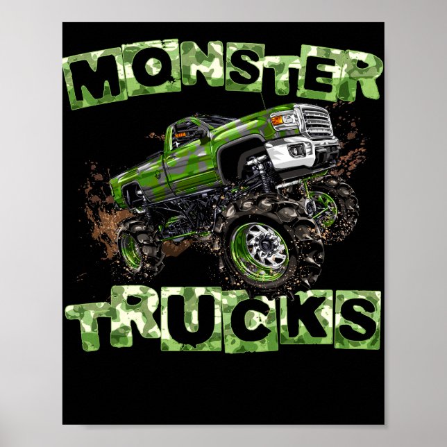Affiche Camouflage de Monster T Funny Camouflage Cadeau d' (Devant)
