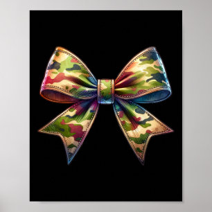 Affiche Camouflage Femmes Coquette Bow Camo Bow Chasse