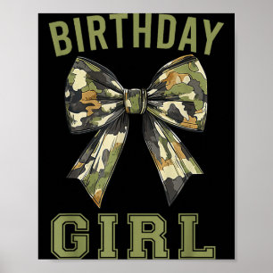 Affiche Camouflage Vieux Camo Arc Camo Coquette Arc Annive