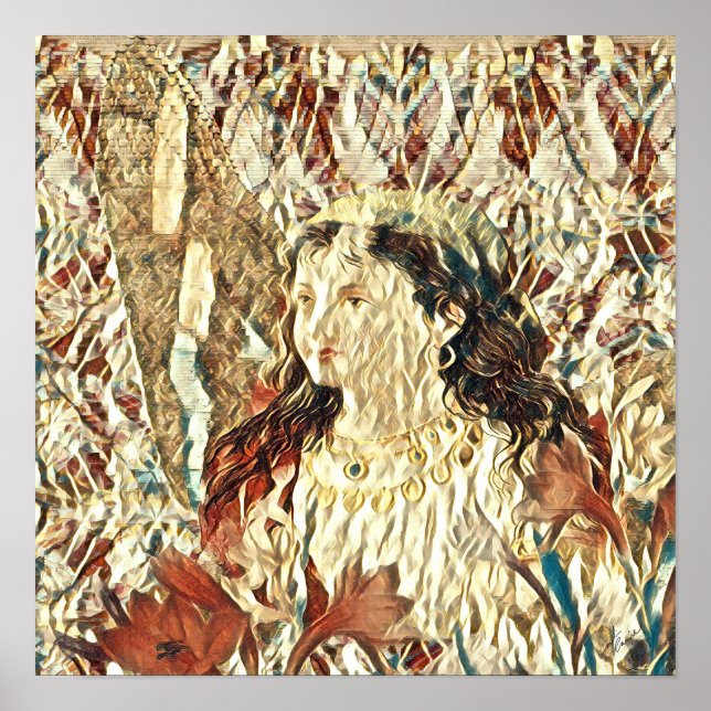 Affiche Camouflé de papillon tzigane (Devant)