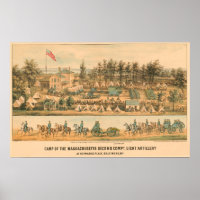 Camp de la deuxième compagnie du Massachusetts 186