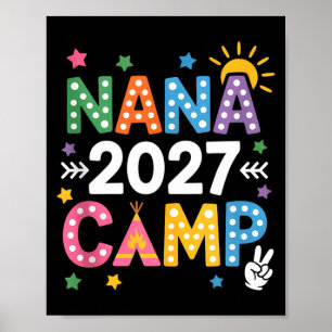 Affiche Camp de Nana 2027 vacances familiales en été équip