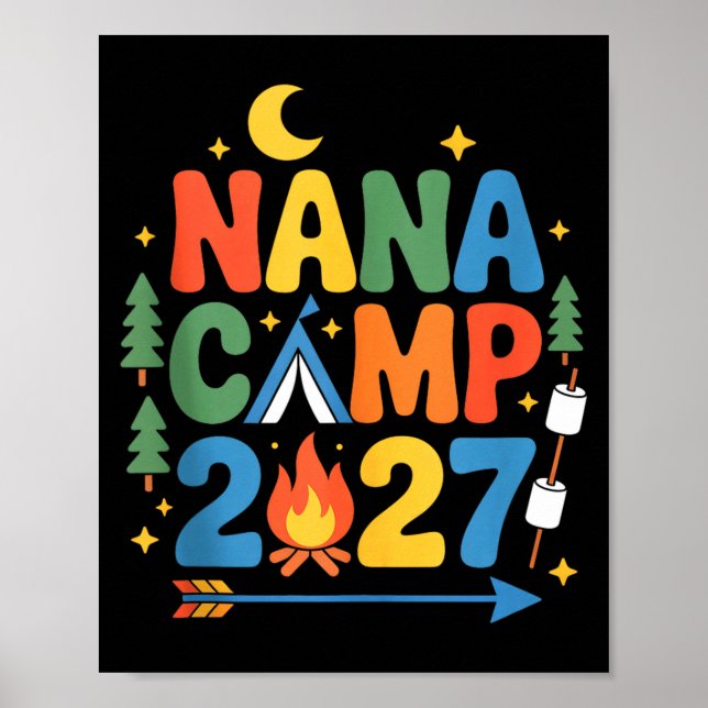 Affiche Camp de Nana 2027 vacances familiales équipage de  (Devant)