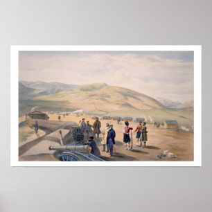 Affiche Camp des montagnes de brigade, plat 'de Seat de