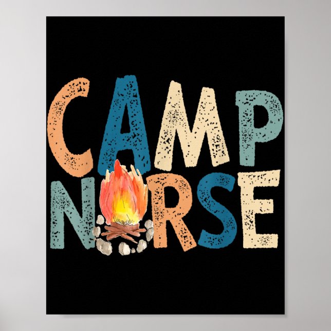Affiche Camp Nurse Retro (Devant)