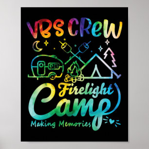 Affiche Camp Vbs Crew Camp Firelight École Biblique de Vac