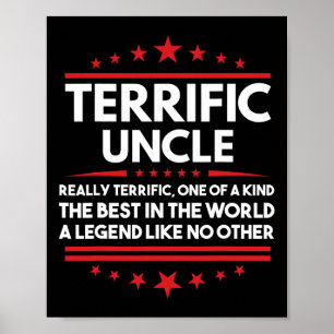 Affiche Campagne de l'oncle formidable 2025 Donald Trump I