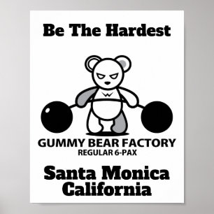 Affiche Campagne de l'usine de l'ours de gommy