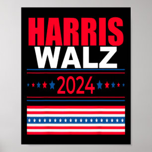 Affiche Campagne de Président de WAlzheimer 2024 Kamala et