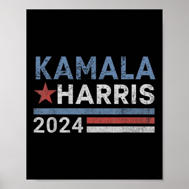Affiche Campagne électorale Harris 2024 pour la présidenti (Devant)