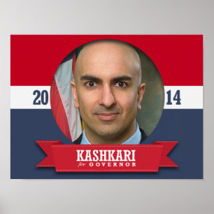 AFFICHE CAMPAGNE NEEL KASHKARI