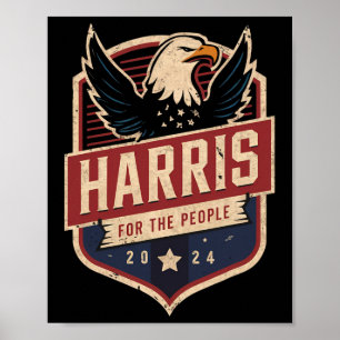 Affiche Campagne présidentielle de Kamala Harris 2024