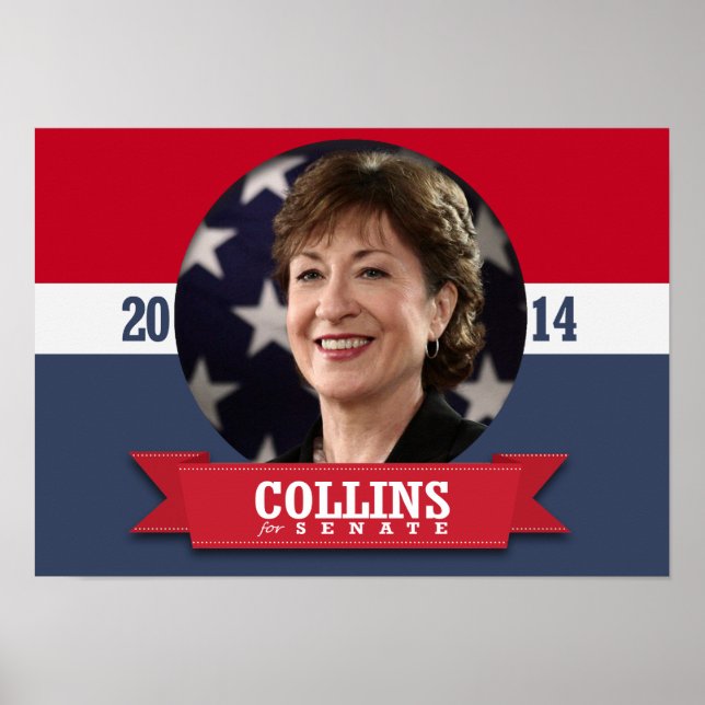 AFFICHE CAMPAGNE SUSAN COLLINS (Devant)