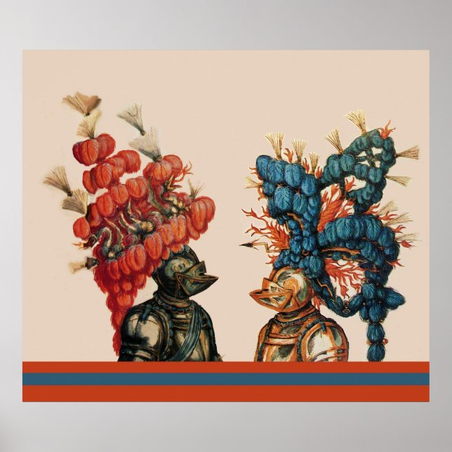 AFFICHE CAMPAGNES DE NUIT MÉDIÉVAL AVEC DES DRAGONS DE PIE (Devant)