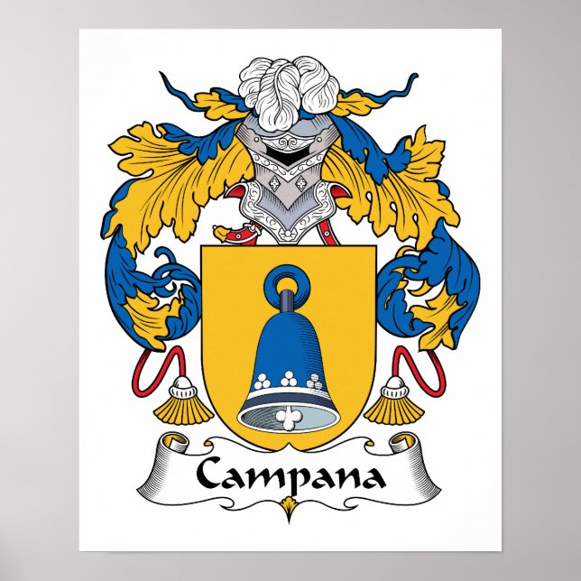 Affiche Campana Family Crest (Devant)
