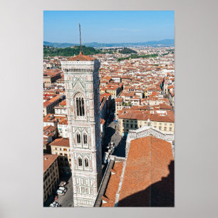 Affiche Campanile de Giotto - Florence, Toscane, Italie