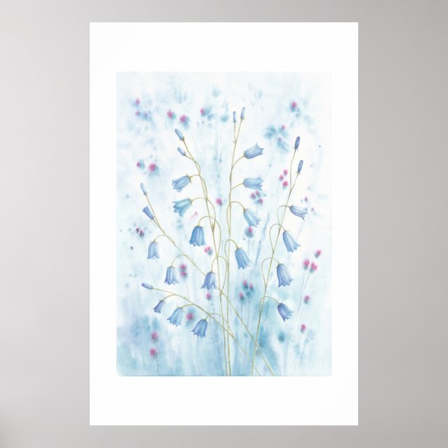 Affiche Campanules (Devant)