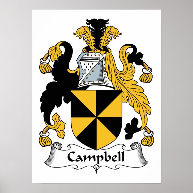 Affiche Campbell Family Crest (Devant)
