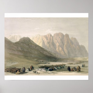 Affiche Campement de l'Aulad-Said, Mont Sinaï, février