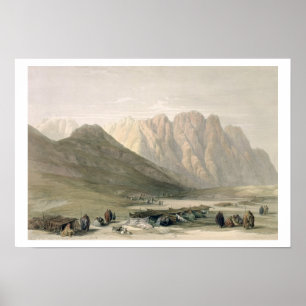 Affiche Campement du l'Aulad-Dit, mont Sinaï, Februar