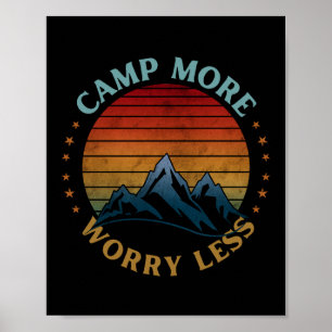 AFFICHE CAMPEZ PLUS INQUIÉTEZ MOINS