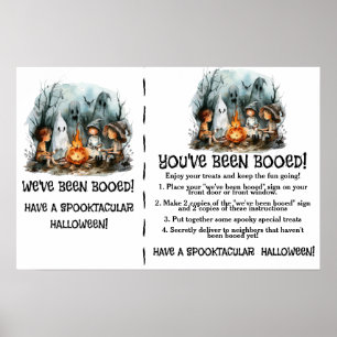 Affiche Campfire Boo Crew – Un jeu d'Halloween