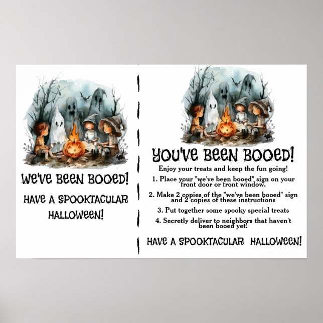 Affiche Campfire Boo Crew – Un jeu d'Halloween (Devant)
