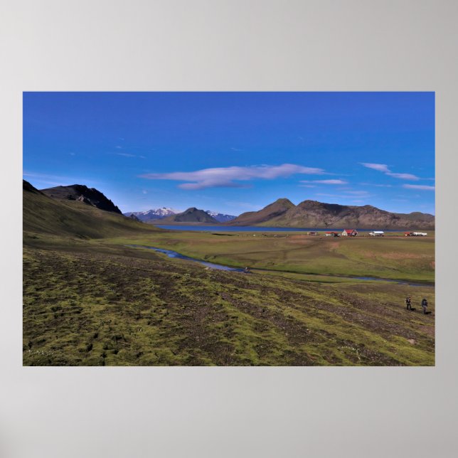 Affiche Camping Alftavatn (Devant)