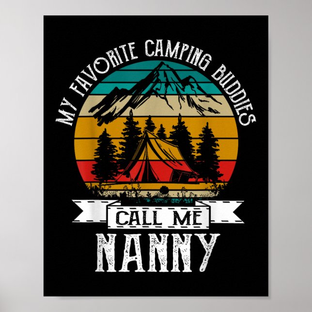 Affiche Camping Buddies m'appellent Camping Nanny Camper  (Devant)