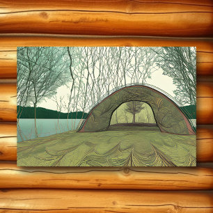 Affiche Camping calme et paisible