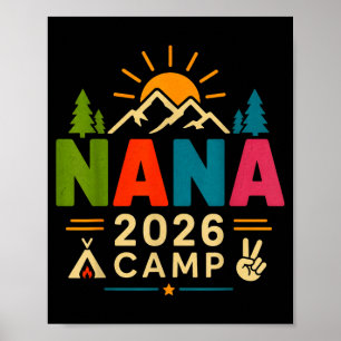 Affiche Camping de Nana 2026 voyage de camping en famille